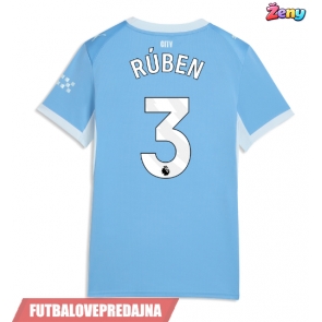 Lacne Ženy Futbalové dres Manchester City Ruben Dias #3 2026-27 Krátky Rukáv - Domáci